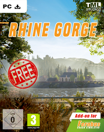 Fernbus Simulator Rhine Gorge