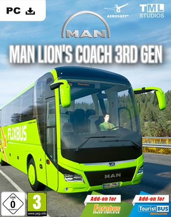 Fernbus + Tourist Bus Simulator: DLC MAN Lion’s Coach 3rd Gen